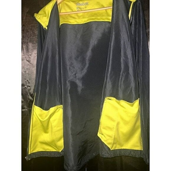Reebok Windbreaker Hooded Full Zip Jacket Medium - Picture 2 of 6